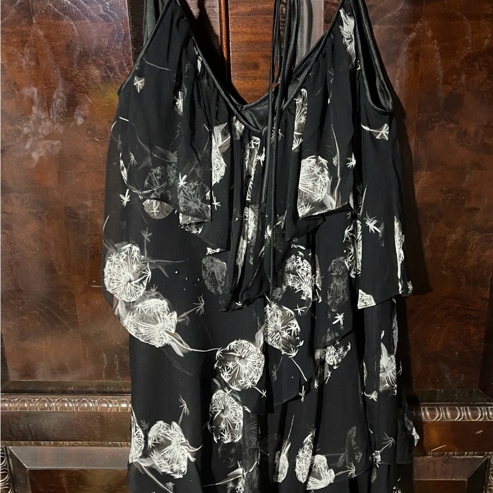 Rebecca Taylor tiered chiffon dress